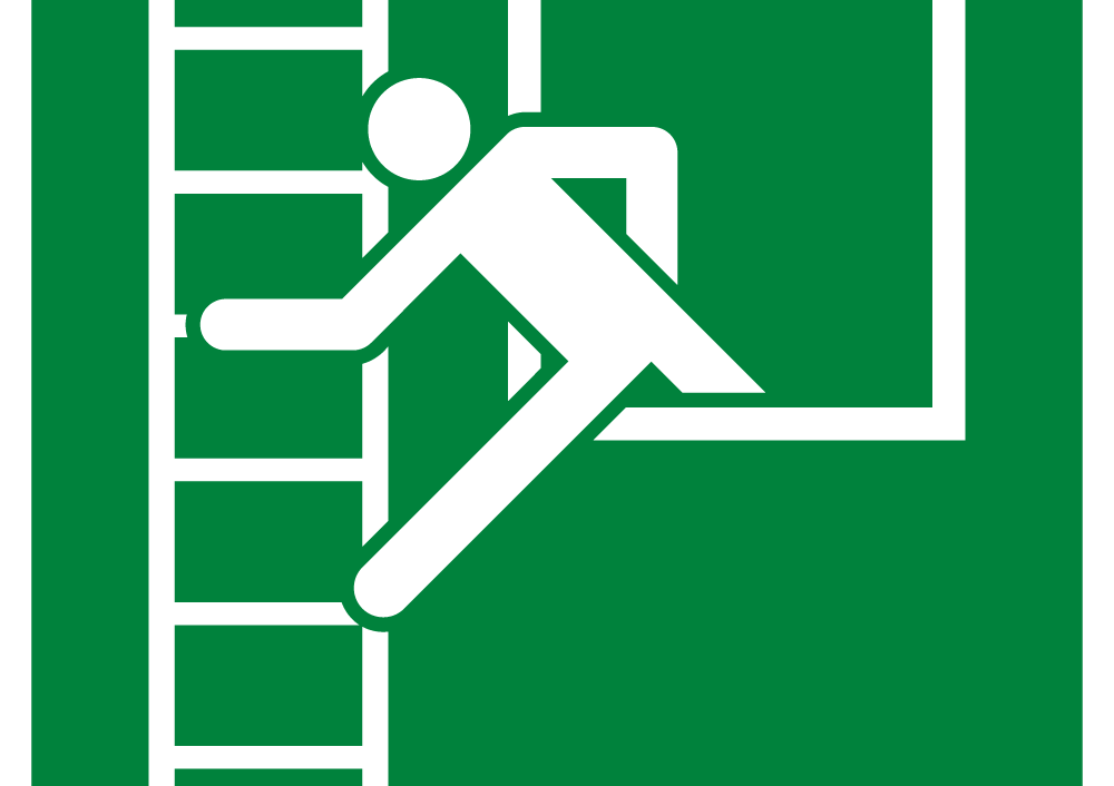 Emergency Window With Escape Ladder