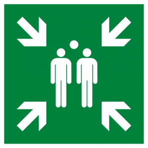 Evacuation assembly point Symbol