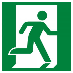 Running Man Right Symbol