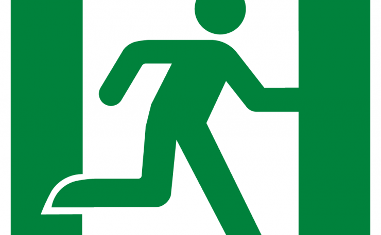 Running Man Right Symbol